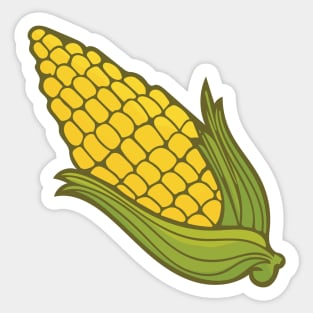 Corn on the Cob Sticker